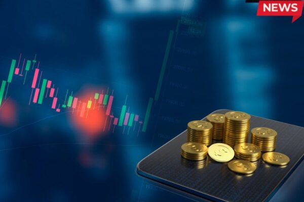 Coinbase Gold coins on tablet