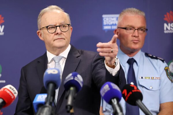 australia anthony albanese bondi beach attack hanukkah