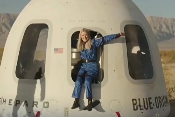 cbsn fusion woman is first wheelchair user launched into space thumbnail