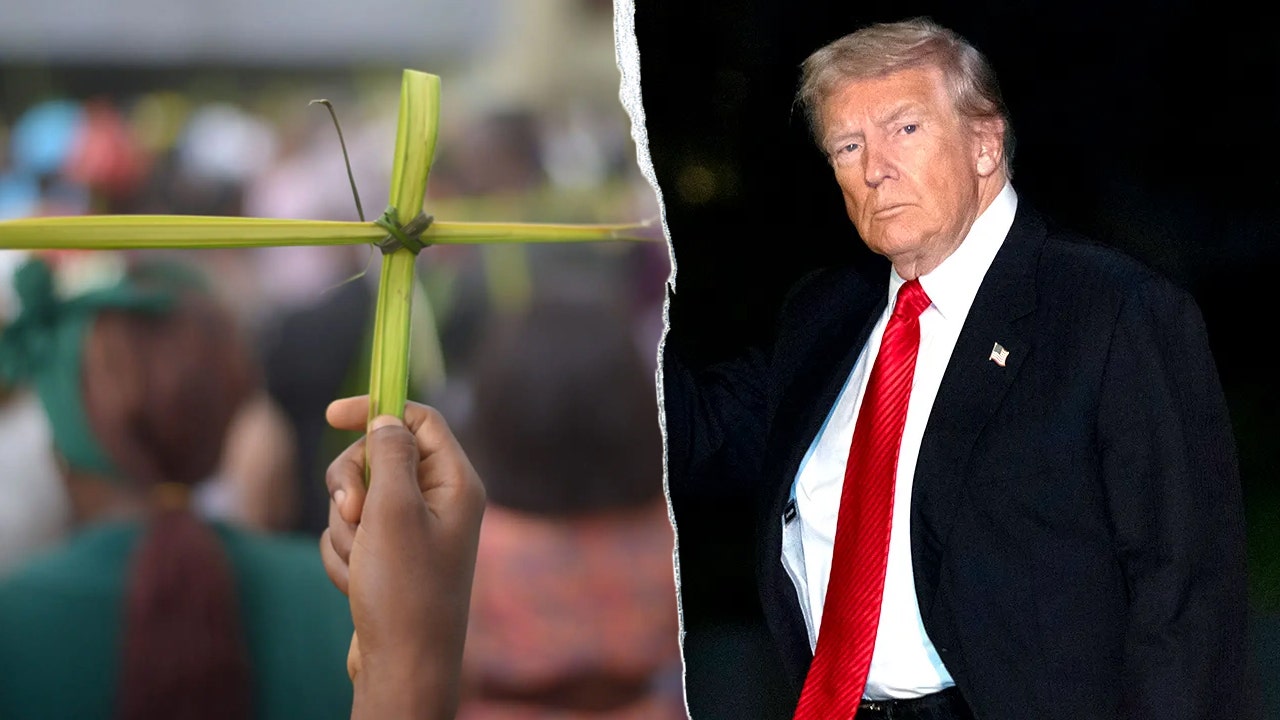 donald trump and palm cross split