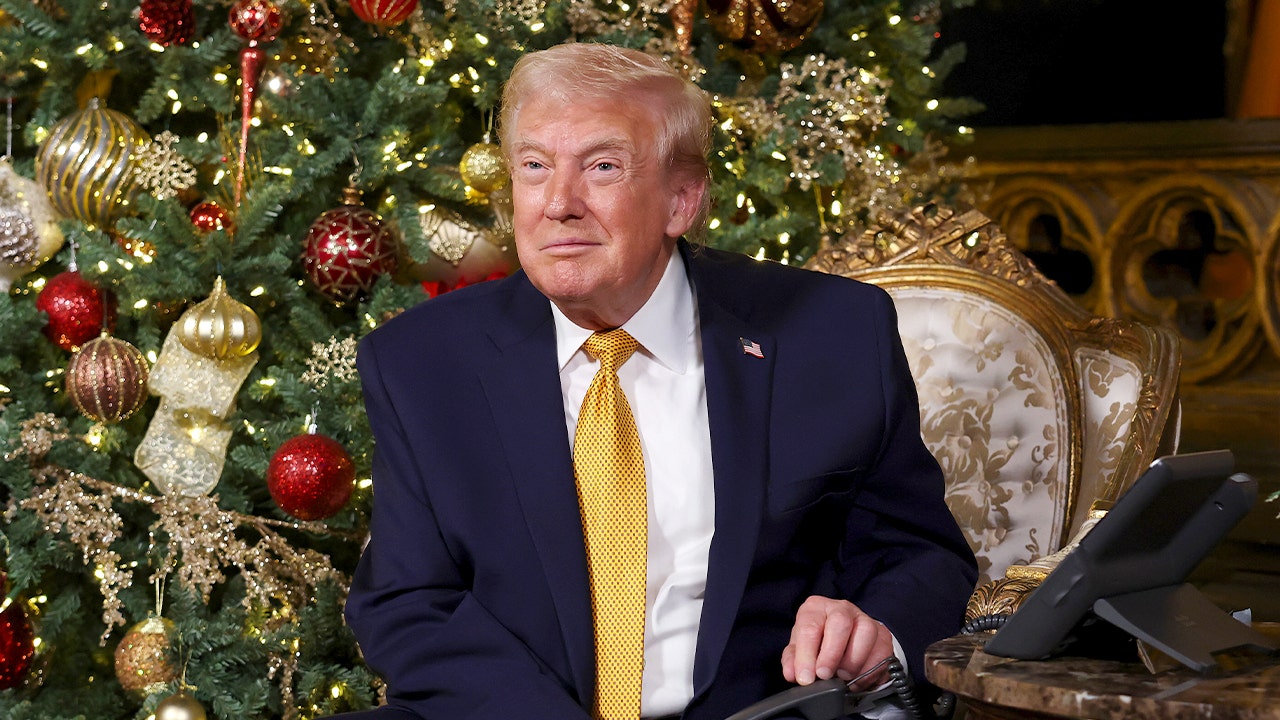 donald trump christmas eve 2025