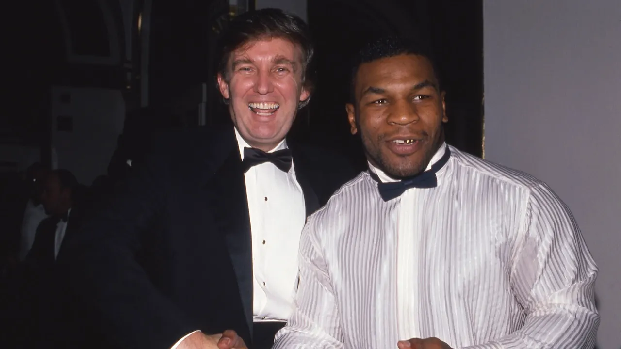 donald trump mike tyson 1980s