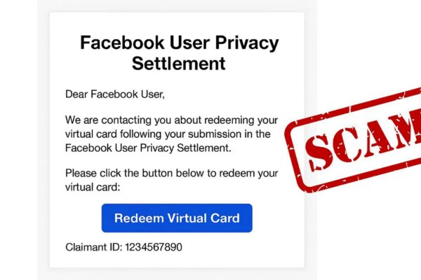 fake facebook settlement email