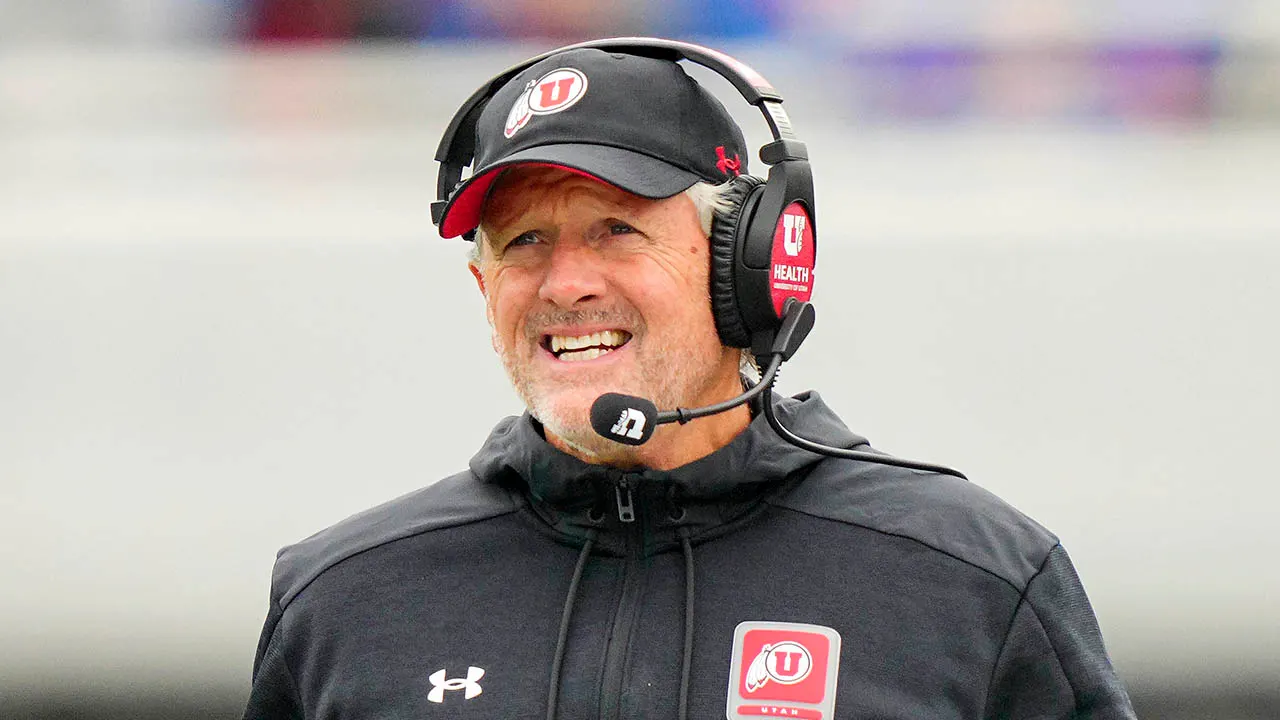 kyle whittingham looks on utah