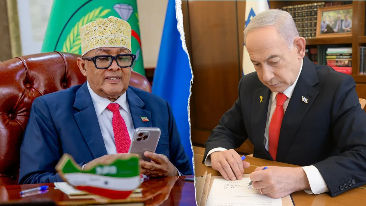 netanyahu and somaliland president split