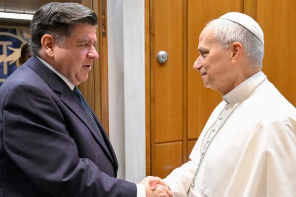 pritzker and pope leo
