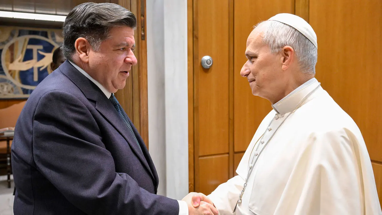 pritzker and pope leo