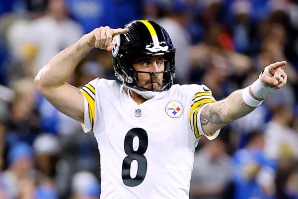 steelers aaron rodgers points vs lions