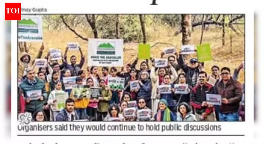 Greens, Gurgaon residents seek Unesco Biosphere Reserve tag for Aravalis | Gurgaon News 1 1767593728 photo.jpg