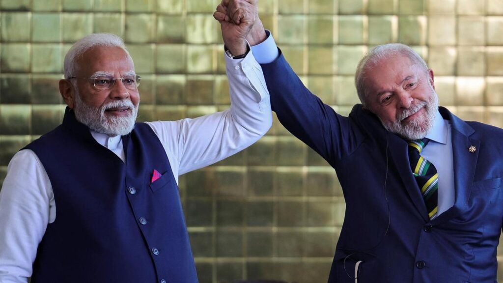 PM Modi speaks to Brazil's Lula, says ties key for interests of Global South 3 2025 07 08T173311Z 991800735 RC2HIFAL4HV1 RTRMADP 3 BRAZIL INDIA.JPG