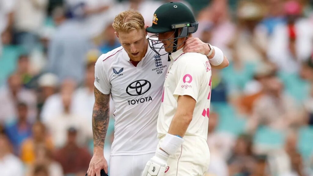 Ashes 5th Test - Sydney - Ben Stokes dismisses Marnus Labuschagne after heated exchange 1 411454.6.jpg