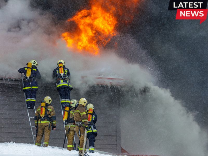 Swiss Ski Resort Fire Kills Teens, Triggers Probe 4 Swiss Firefighters Battle Intense Flames.jpg