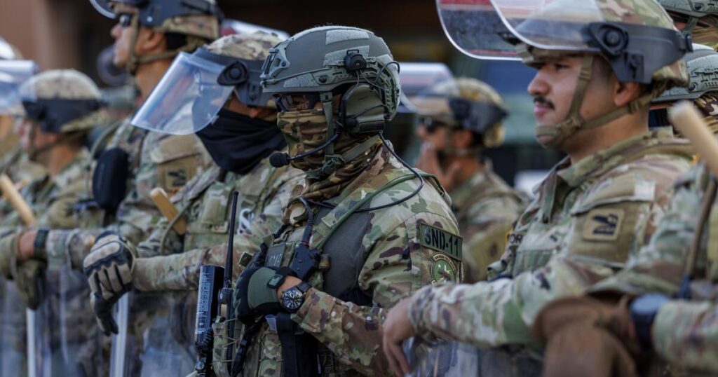 National Guard troops under Trump's command leave Los Angeles 1 urlhttps3A2F2Fcalifornia times brightspot.s3.amazonaws.com2F3c2Ff72F433644604169a8cfc1969fea.jpeg