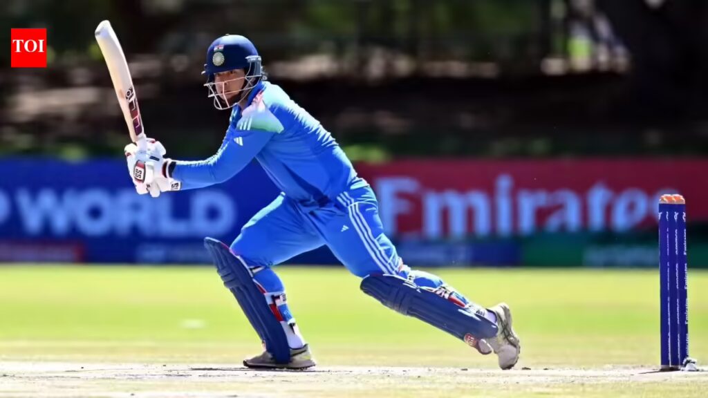 Under-19 World Cup: Vaibhav Sooryavanshi, Aaron George shine as India outgun Afghanistan by seven wickets to reach final | Cricket News 1 1770224315 photo.jpg