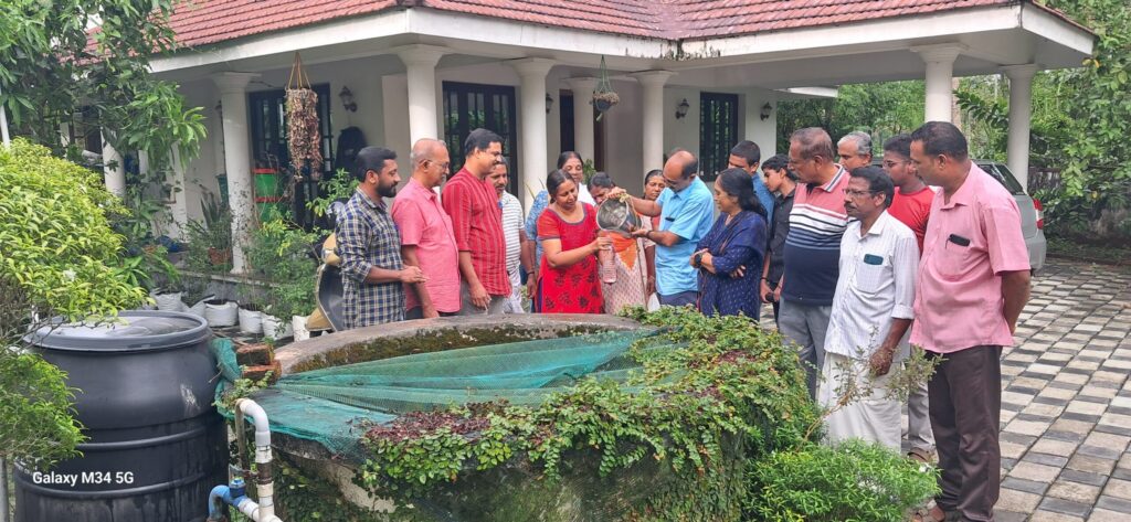 Community-led water conservation revives groundwater 6 3.1.testing for microplastic elements in the well water at Vidhya s residence scaled.jpg