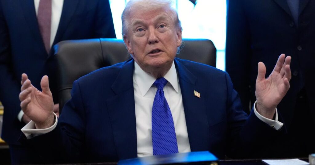 Trump says federal government should 'take over' state elections 1 urlhttps3A2F2Fcalifornia times brightspot.s3.amazonaws.com2F512Fe62F2d6911a54123900ddb2eca74.jpeg