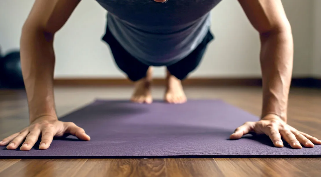 Figure performing a weighted plank to build a stronger core.jpg