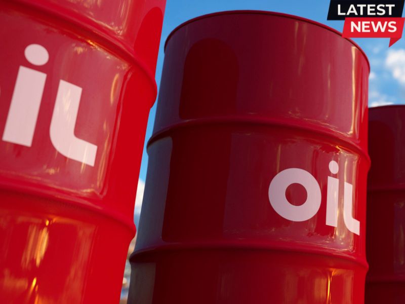 Oil barrels at an oil plant.jpg