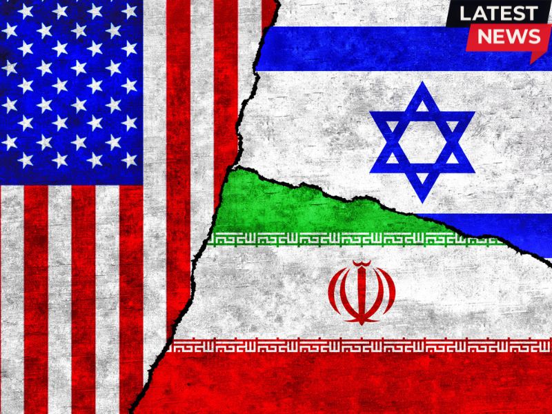 Oil Shock Fears Rise After Attack on Iran 4 USA Israel and Iran flags on wall 1.jpg