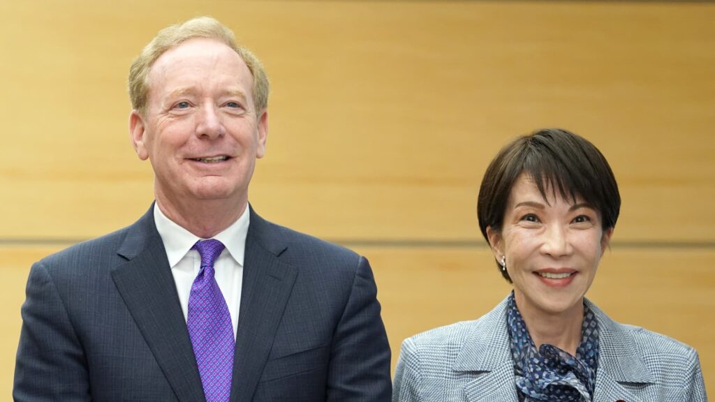 Japan's Sakura Internet jumps 20% as Microsoft plans $10 billion AI push with SoftBank 2 108287018 1775193545233 gettyimages 2268954940 AFP A6MJ79E.jpeg