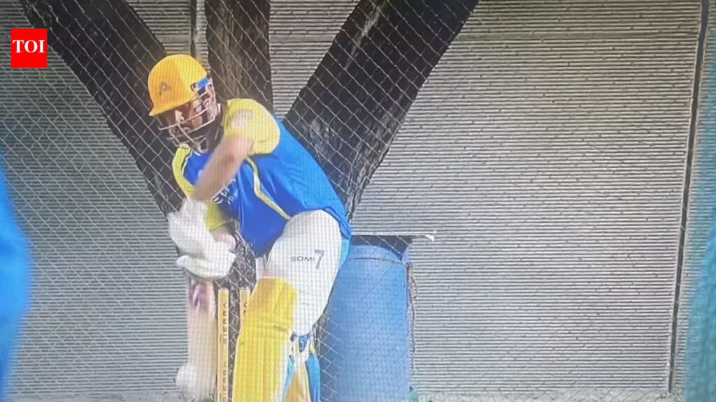 Will MS Dhoni play today? Viral training clip excites fans ahead of CSK vs PBKS clash | Cricket News 1 1775174773 photo.jpg