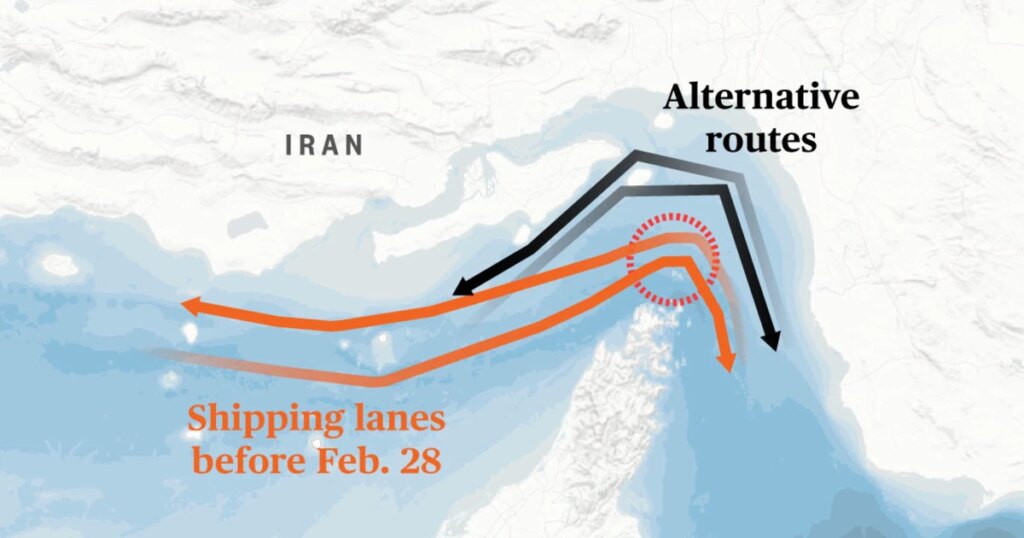 Track Strait of Hormuz ship traffic as Trump blockades Iran ports 2 20260413 strait map cover 2x1 jw 43f7e9.jpg