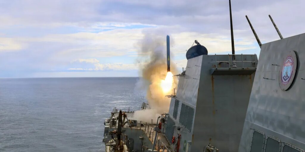 Navy tests Hormuz blockade as expert says U.S. military prepares for round 2 against Iran 1 GettyImages 2263711658 e1775922978272.jpg