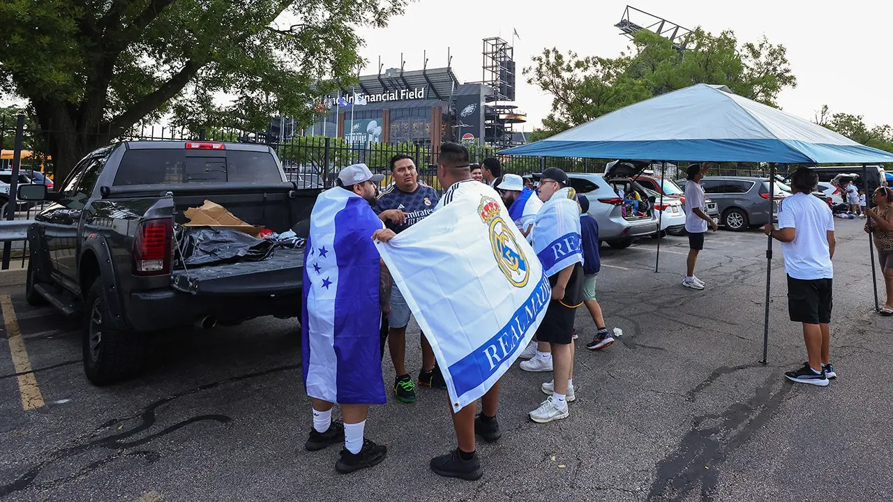 Real Madrid fans tailgating Philadelphia.jpeg