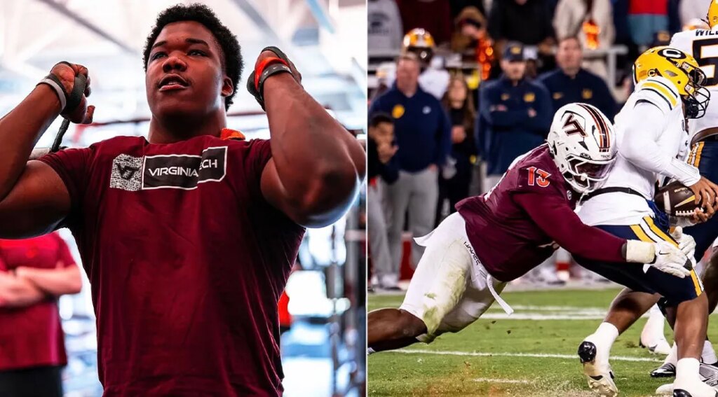 College football player Kemari Copeland squats 605lbs.jpg